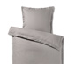 Premium-Satin-Bettwäsche, grau, Übergröße