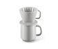 Kaffeebecher mit Filter, grau