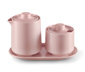 Milch- und Zuckerset, rosa