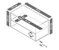 Regalmodul »Flemming«, ca. 75 x 37,5 cm, offen, Eichendekor