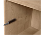 Regalmodul »Flemming«, ca. 37,5 x 37,5 cm, mit Tür, Eichendekor