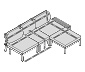 Modulares Lounge-Set »Lenja«