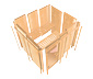 Karibu Sauna »Rose«, Finnisch