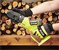 RYOBI 18 V One+ Brushless Akku-Einhand-Kettensäge, ohne Akku und Ladegerät