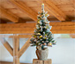 Evergreen LED-Weihnachtsbaum mit Jutetopf, ca. 90 cm