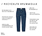 NAH/STUDIO Mom-Jeans | recycelte Baumwolle, Dark Blue