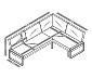 Dining-Lounge-Ecke »Elin« mit Premium-Komfort-Kissen