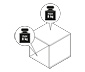 Regalmodul »Flemming«, ca. 37,5 x 37,5 cm, offen, Eichendekor