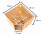 Karibu Sauna »Lyda«, Finnisch