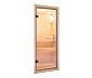Karibu Sauna »Sini«, lichtgrau, Bio