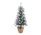 Evergreen LED-Weihnachtsbaum mit Jutetopf, ca. 90 cm