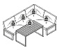 Dining-Lounge-Ecke »Elin« mit Premium-Komfort-Kissen