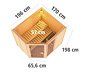 Karibu Sauna »Amy 2«, Finnisch