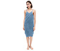 Handtuch-Kleid, blau