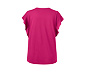 Shirt mit Volant, pink
