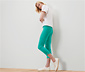 7/8-Stretchhose, aqua
