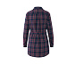 Karierte Longbluse aus Baumwoll-Flanell