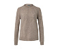 Grobstrick-Pullover mit Zopfmuster