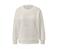 Sweatshirt, cremefarben