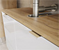 Waschbecken-Unterschrank »GW-Mauresa«, Eichen-Nachbildung-weiß