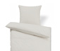 Premium-Baumwoll-Bettwäsche, beige, Normalgröße