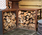Modulares Brennholzregal