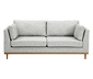 3-Sitzer-Sofa »Larsen«, hellgrau