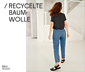 NAH/STUDIO Mom-Jeans | recycelte Baumwolle, Mid Blue