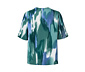 Bluse mit Aquarellprint