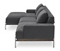 Scapa Ecksofa mit Longchair links, anthrazit