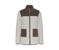 Teddy-Jacke, beige-braun