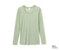 NAH/STUDIO Langarmshirt | Wolle, salbei