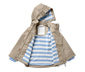 Kinder-Regenjacke, braun