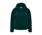 Teddy-Kapuzenpullover, dunkelgrün