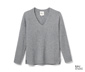 NAH/STUDIO Pullover | nachhaltiger Cashmere, grau