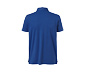Jersey-Poloshirt, azurblau