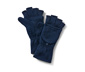 Strickfleece-Klappfäustlinge, blau