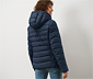Steppjacke mit Kapuze, dunkelblau