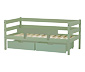 Kinderbett »IDA-MARIE« mit Schubladen und Rausfallschutz, ca. 70 x 160 cm, grün