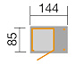 WEKA Garten- und Terassenschrank mit Anbaudach »351 Gr.A«, 14 mm
