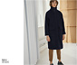 NAH/STUDIO Mantel | recycelte Wolle, navy