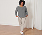 Gestreiftes Langarmshirt
