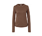 Langarmshirt, braun