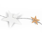LED-Lichterkette »Papiersterne«