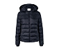 Steppjacke mit Kapuze, dunkelblau