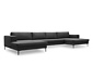 Sofa »Modica« in U-Form, grau