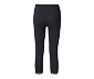 3/4-Leggings mit Spitzenborte, schwarz