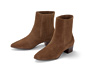 Stiefelette aus Veloursleder
