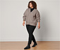 Grobstrick-Cardigan mit Wolle