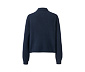 Cardigan mit Kragen, dunkelblau